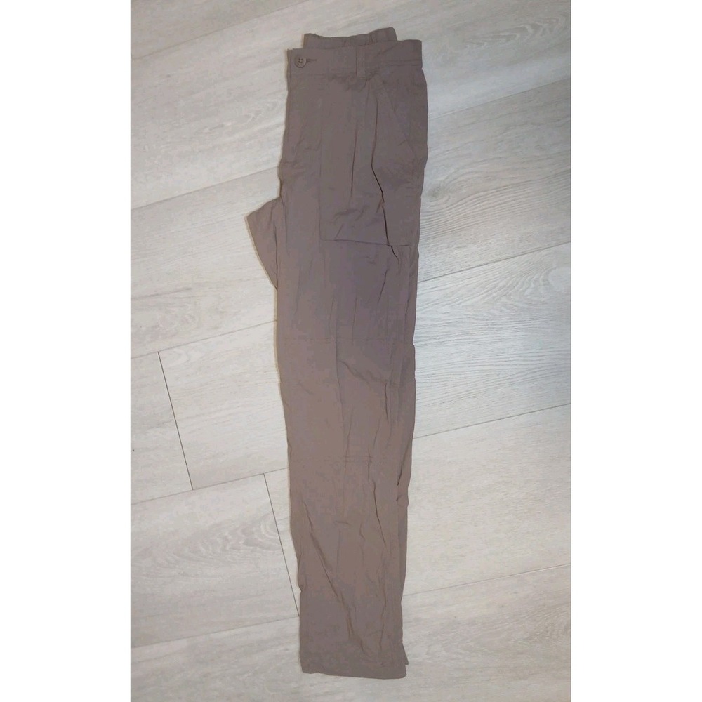 REI CO-OP Beige Brown Nylon Stretch Hike Travel Packable Chino Pants Size 2 - Picture 4 of 12